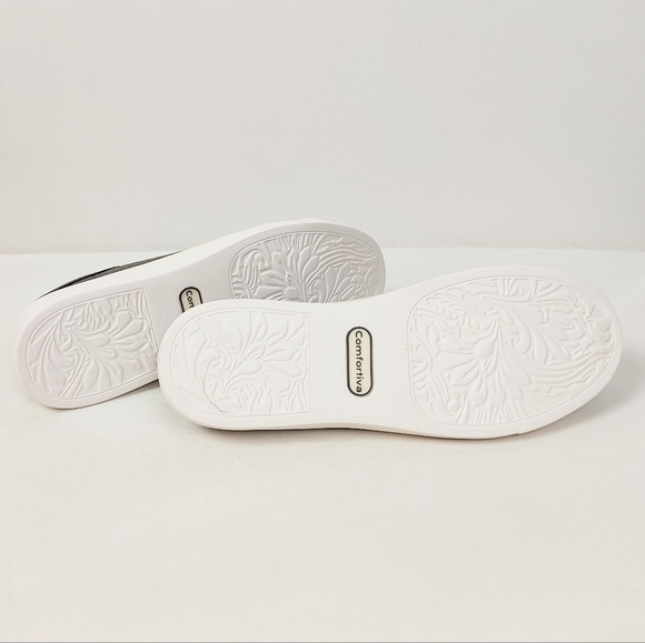 Comfortiva Women's 9.5 Tolah Mules Metallic Steel Sandals Gray Slip-on Shoes - Picture 7 of 7